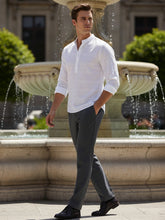 100% Cotton Mens Strip Full Sleeve Kurta