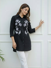 Women 3/4Th sleeve shirt collar Shirts