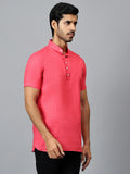 Yugnik Men's Slim Fit Half Sleeve Daily Wear Cotton Short Kurta