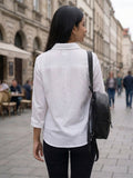 Women Full sleeve shirt collar Regular Fit Shirts