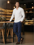 100% Cotton Mens Strip Full Sleeve Kurta