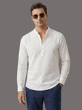 100% Cotton Mens Strip Full Sleeve Kurta