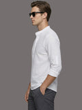 100% Cotton Mens Strip Full Sleeve Kurta