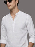 100% Cotton Mens Strip Full Sleeve Kurta