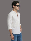 100% Cotton Mens Strip Full Sleeve Kurta
