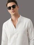 100% Cotton Mens Strip Full Sleeve Kurta