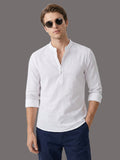 100% Cotton Mens Strip Full Sleeve Kurta