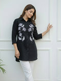 Women 3/4Th sleeve shirt collar Shirts