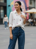 Women Full sleeve shirt collar Regular Fit Shirts