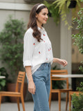 Women Full sleeve shirt collar Regular Fit Shirts