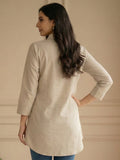Women 3/4Th sleeve shirt collar Shirts