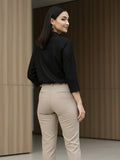 Women 3/4Th sleeve Spread Collar Shirts