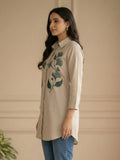 Women 3/4Th sleeve shirt collar Shirts