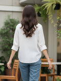 Women Full sleeve shirt collar Regular Fit Shirts