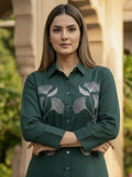 Women 3/4Th sleeve shirt collar Shirts