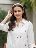 Women Full sleeve shirt collar Regular Fit Shirts