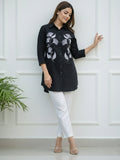 Women 3/4Th sleeve shirt collar Shirts