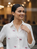 Women Full sleeve shirt collar Regular Fit Shirts