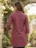 Women 3/4Th sleeve shirt collar Shirts