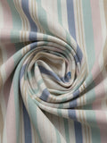 Women 3/4Th sleeve Spread Collar Strip Shirts